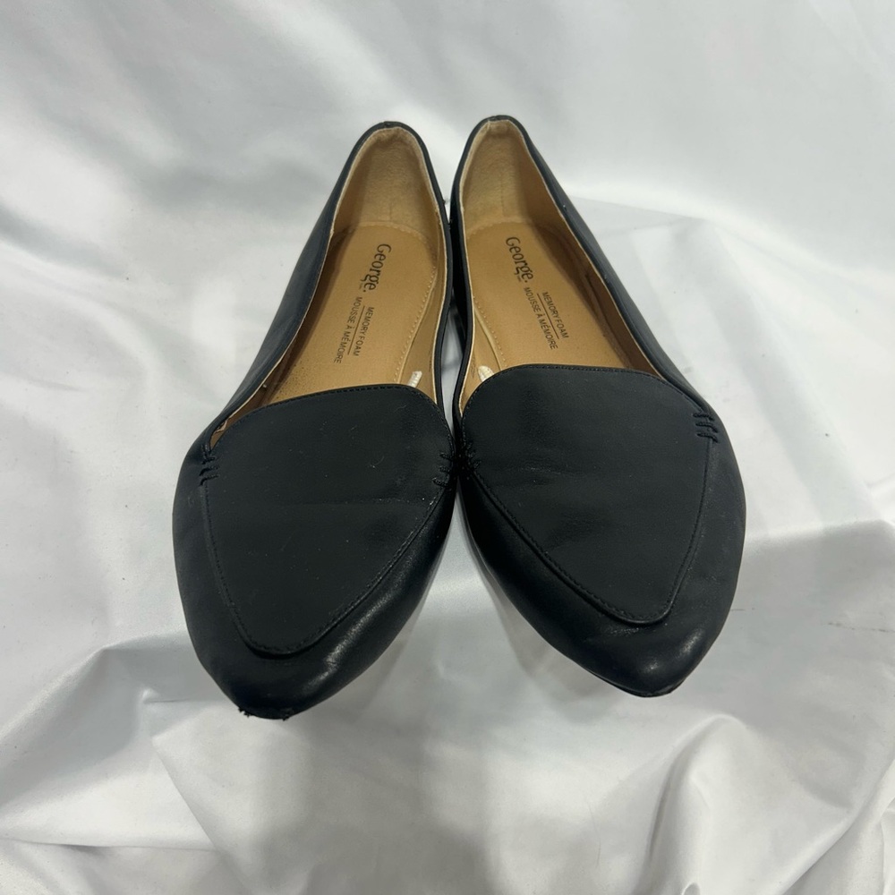 Women's Black Loafers with memory foam.